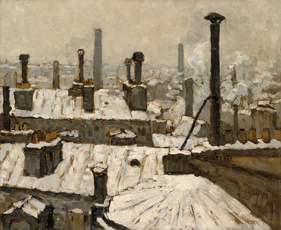 Gustave Caillebotte, Snowy Roofs in Paris, 1878